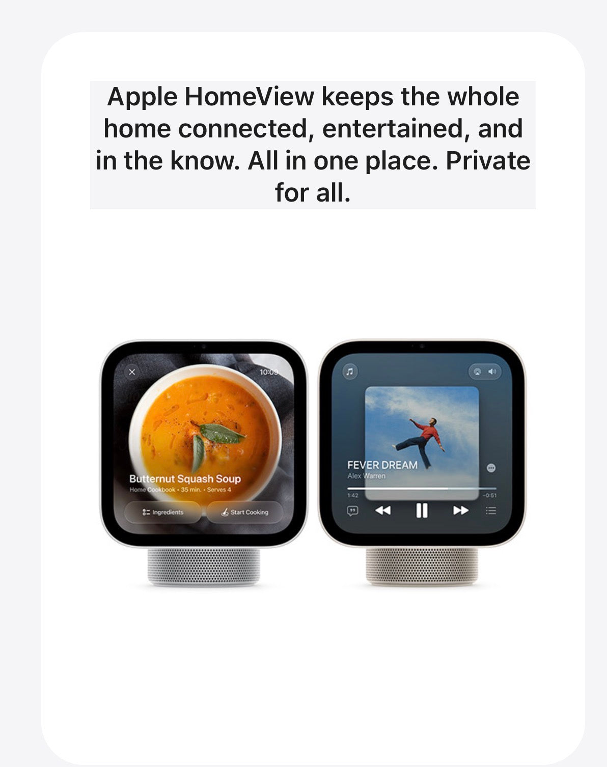 Apple HomeView, nuovo hub per la casa intelligente: panoramica delle funzioni