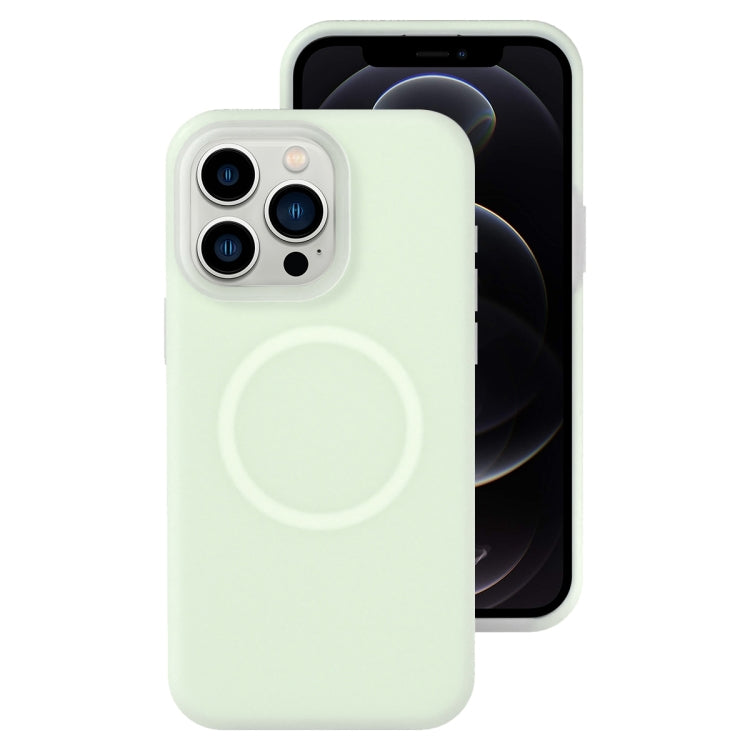 Custodia magnetica per telefono MagSafe in silicone liquido Jelly, For iPhone 12 Pro, For iPhone 11 Pro Max